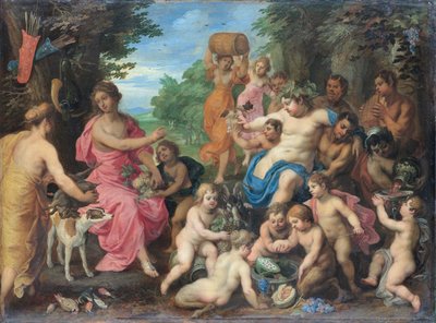 Bacchus et Diane - Hendrick van Balen